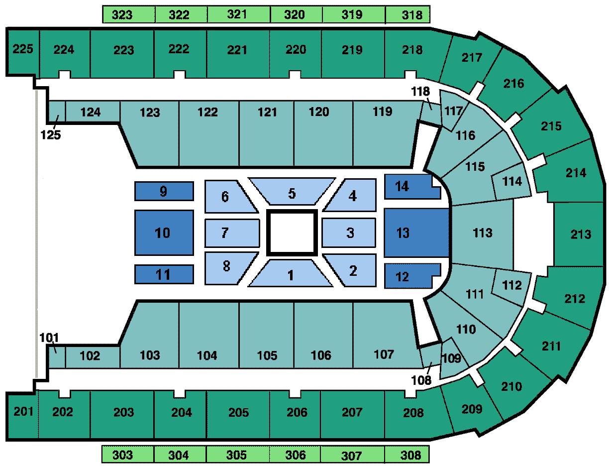 Pfleeger Concert Hall Seating Chart