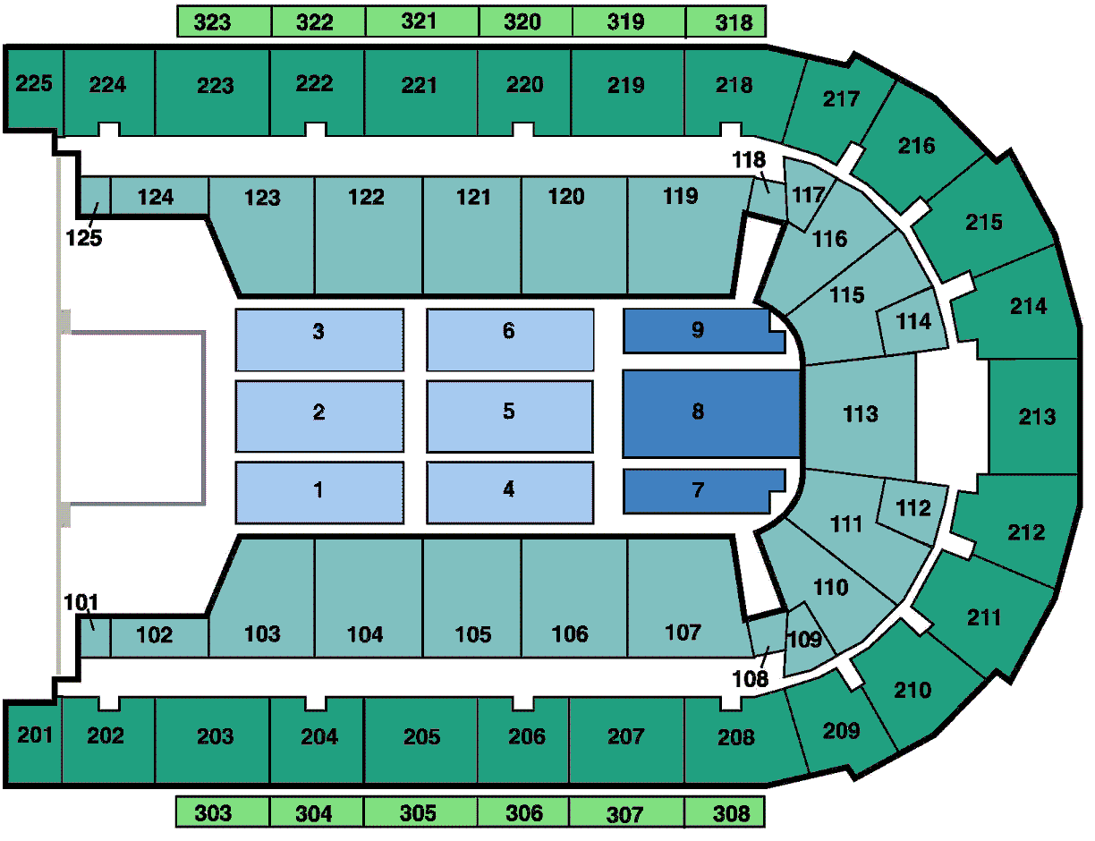 Boardwalk Hall Seating Chart Luke Bryan