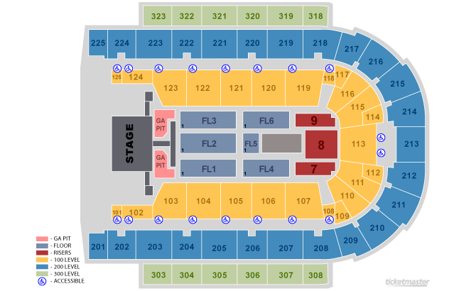 Florida Georgia Seating Chart