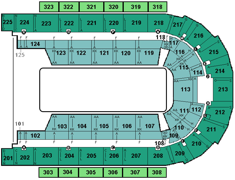 Seating Charts Boardwalk Hall