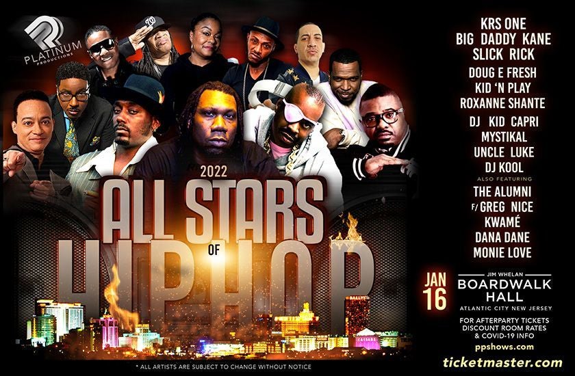 All Stars Of Hip Hop Ft Big Daddy Kane KRS ONE More Boardwalk Hall