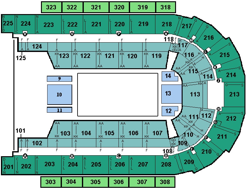 Seating Charts Boardwalk Hall