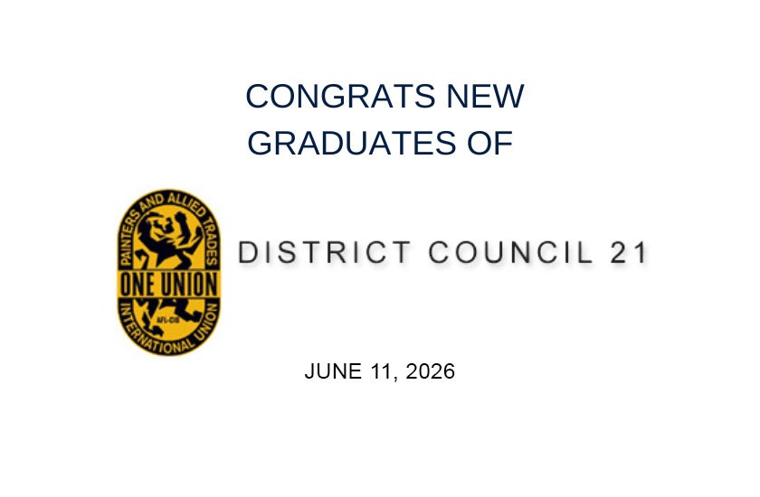More Info for District Council 21 Graduation