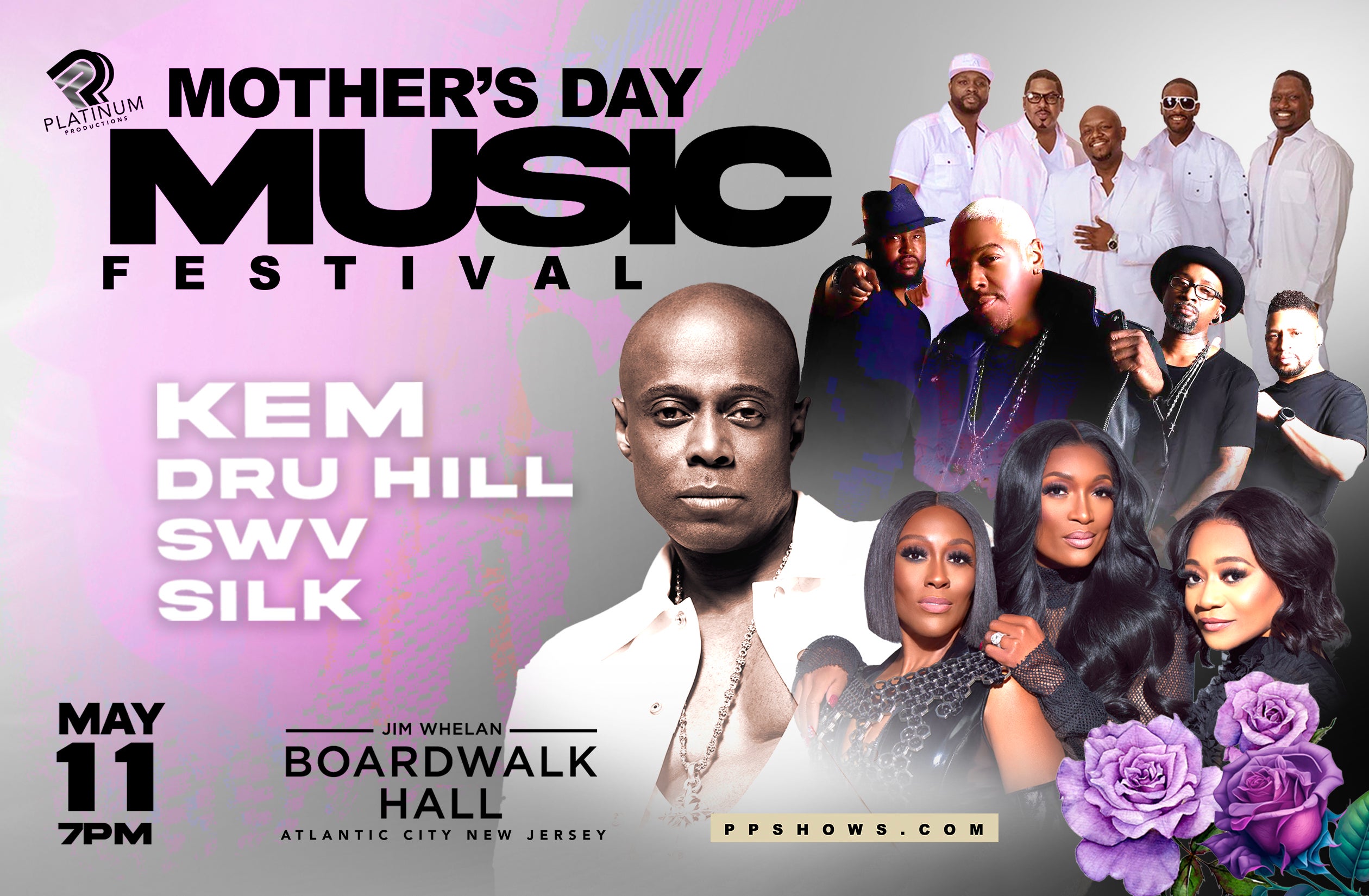 More Info for Mothers Day Music Festival 2024 with Kem, Dru Hill, SWV, & Silk